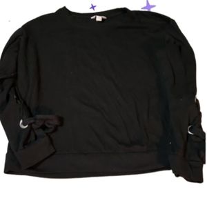 Black grommet sleeved sweatshirt jrs xxl Arizona jeans